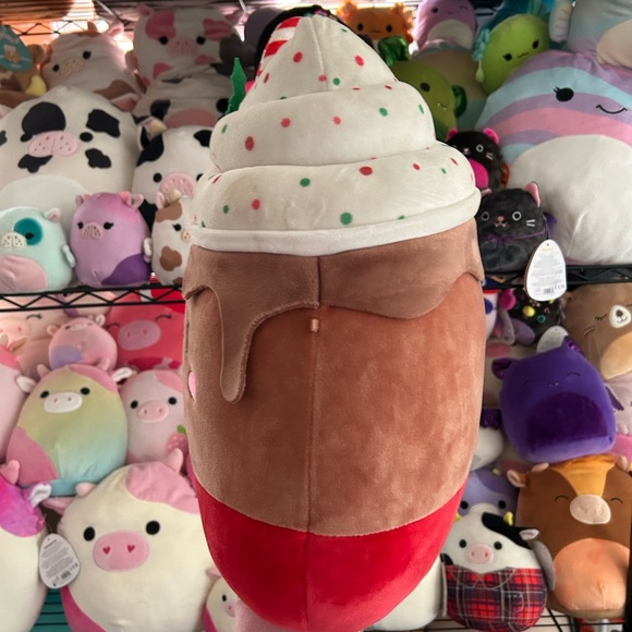 Sivi the hot chocolate squishmallow Christmas edition Nwot 12in - Picture 5 of 6